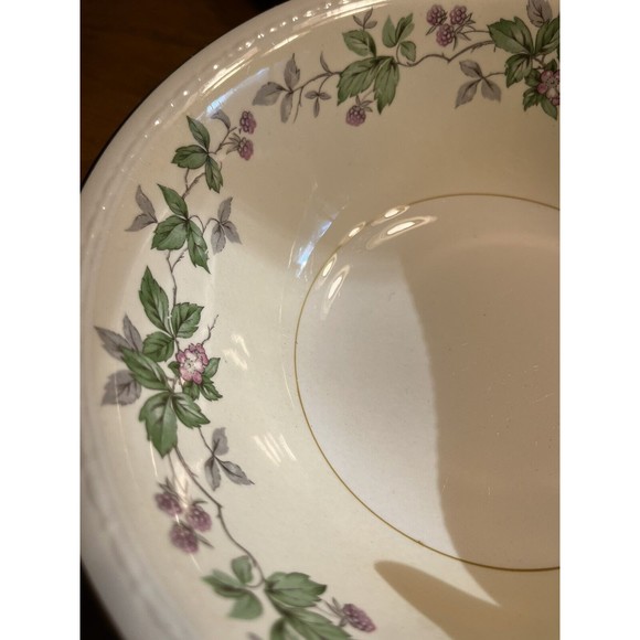Pair of Vintage Homer Laughlin Eggshell Georgian Floral Vegetable Serving Bowls - Picture 2 of 8